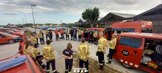 19 dotaciones movilizadas para encontrar a un hombre desaparecido en Cubelles (Barcelona)