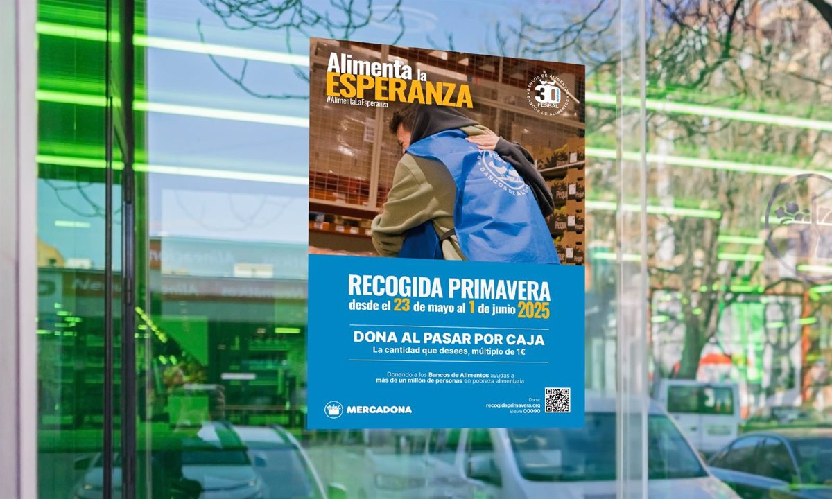 Mercadona colabora con FESBAL en la recogida de Primavera 2025