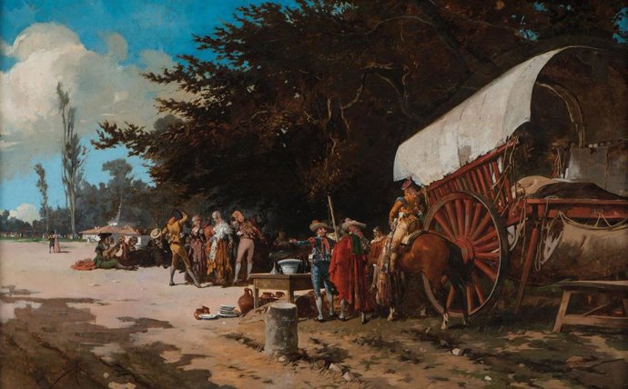 'Romería', La Obra Incautada En La Guerra Civil Que El Bellas Artes Ha Restituido A La Familia De Pedro Rico