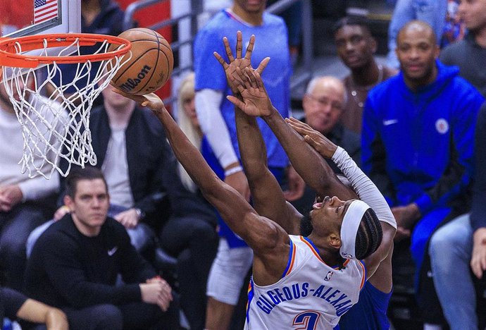 Archivo - Shai Gilgeous-Alexander durante un partido de la NBA