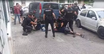 Cargas policiales en el desahucio de una madre con cinco menores en Son Gotleu