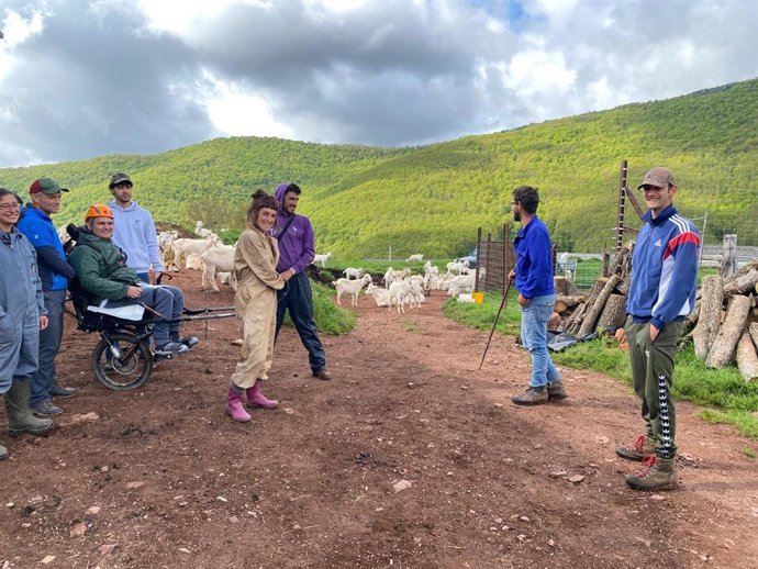Escuela de Pastoreo del proyecto Reactiva Brañosera