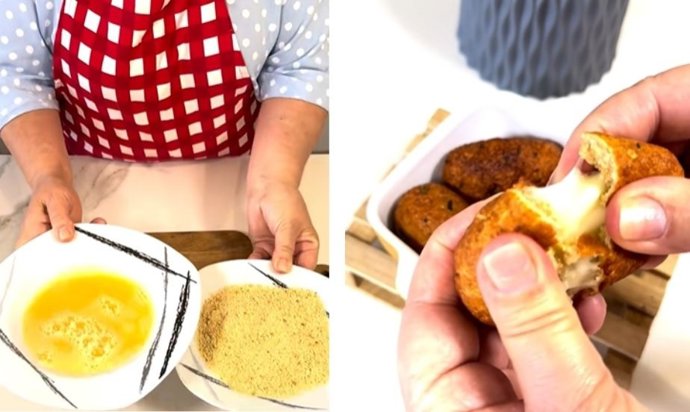 Captura de tela de um vídeo do TikTok feito por @lasrecetasdemimadre.