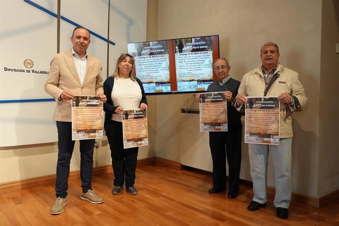 Presentación en la Diptuación de Valladolid de la recración histórica en Torrelobatón 'Una aventura del padre hoyos'