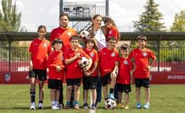 Fundación Atlético de Madrid presenta la campaña 'Jugadas para marcar un #GolAlaEpilepsia'.