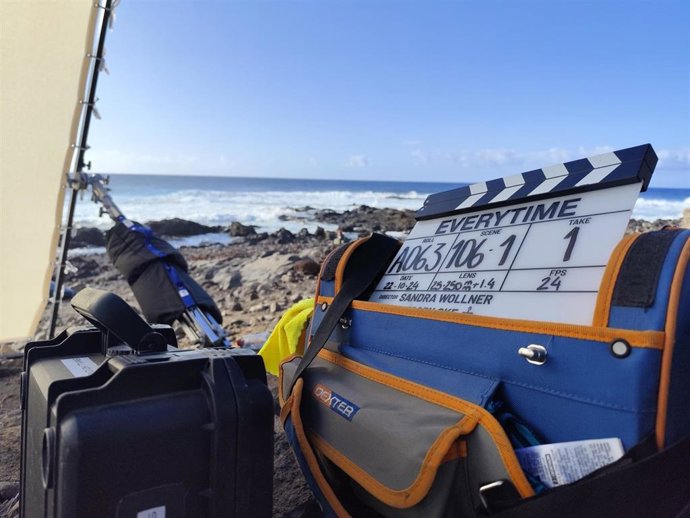 Rodaje en la isla de Tenerife