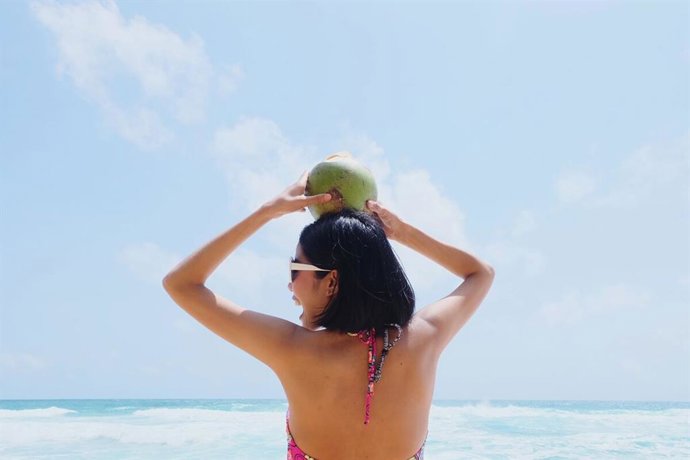 Chica en la playa