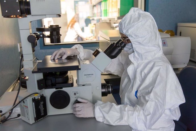 Laboratorio GMP, de la Clínica Universidad de Navarra.