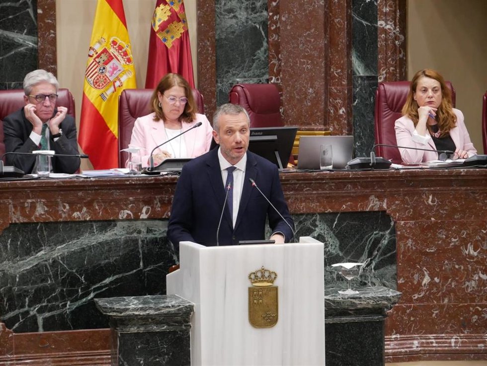 El portavoz del Grupo Parlamentario Popular, Joaquín Segado