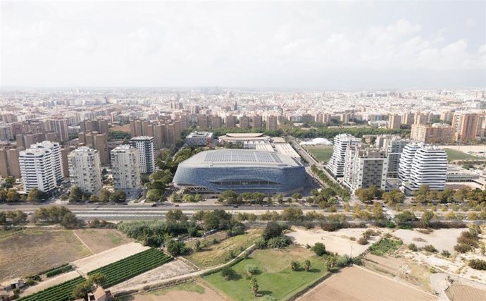 Archivo - Imagen del diseño del  Roig Arena 