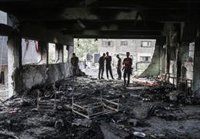 El Ejército de Israel perpetra un ataque con 'robot bomba' contra un almacén de medicinas en Gaza