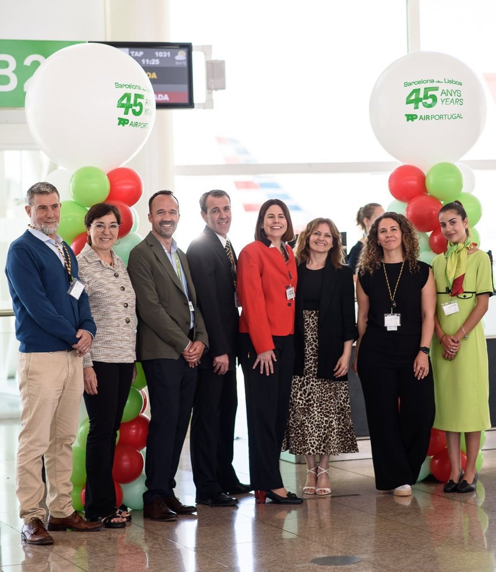 Archivo - Acto de celebración de 45 aniversario de la ruta entre Barcelona y Lisboa de TAP Air Portugal.
