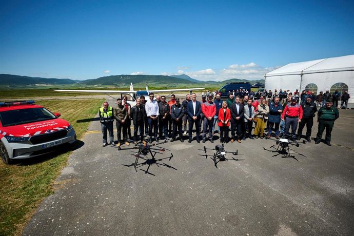 Navarra finaliza un proyecto europeo que coordina el uso de drones con aeronaves tripuladas ante las emergencias