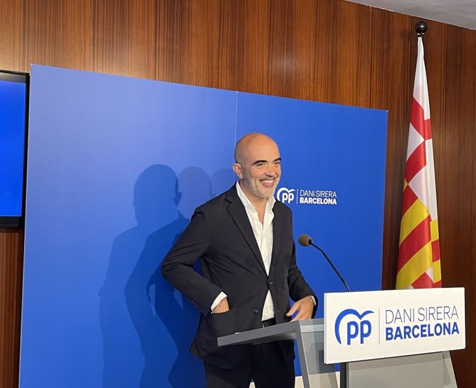 Archivo - El líder del PP a l'Ajuntament de Barcelona, Daniel Sirera