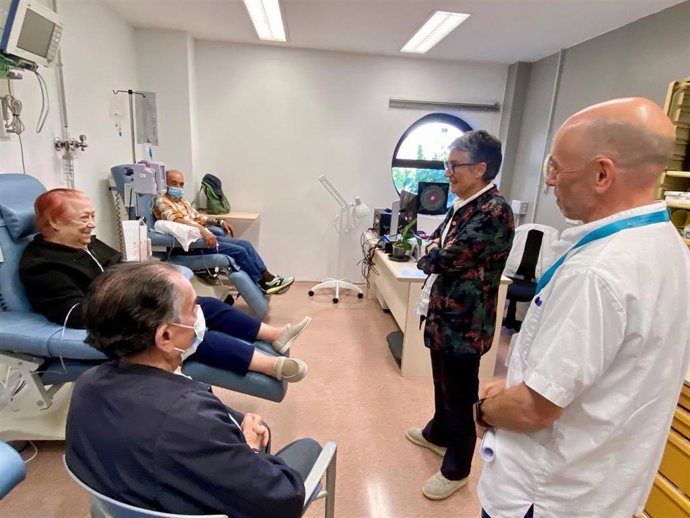 La consellera Olga Pané, en el Hospital del Pallars