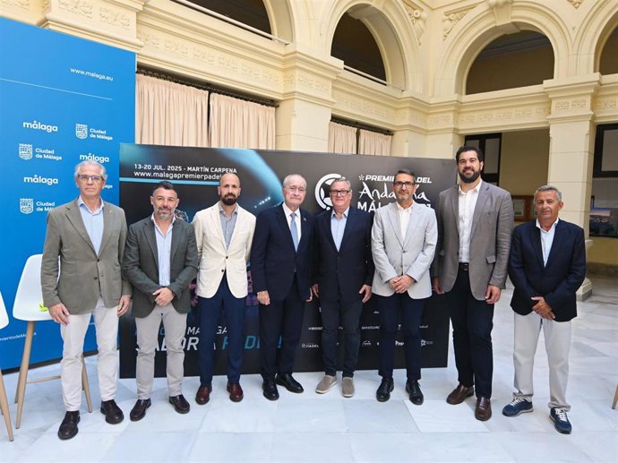 Presentación en Málaga del Andalucía Málaga Premier Padel P1