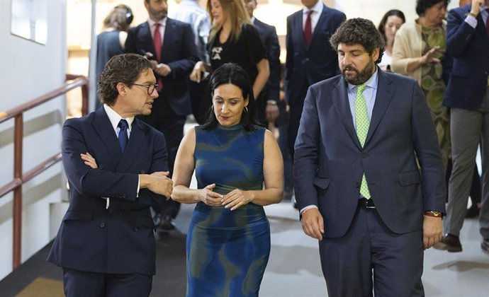 El presidente regional en la inauguración de la anterior edición de la FMY