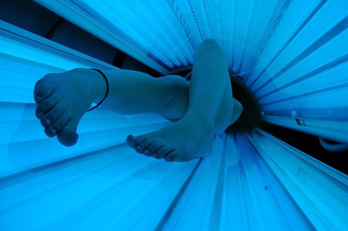 Archivo - Cabina Solar Rayos Uva Autobronceado Broncearse.