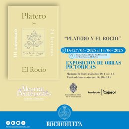 Cartel de la exposición 'Platero y El Rocío'.