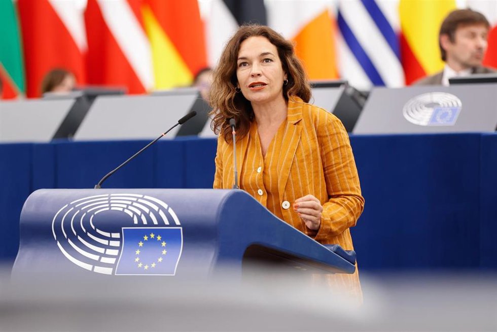 Archivo - La eurodiputada socialista Lina Gálvez. 