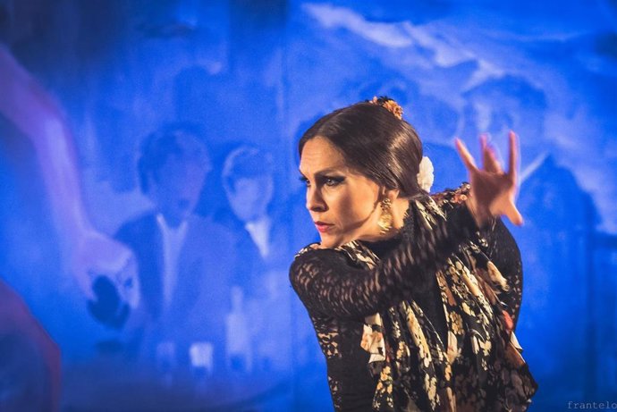 Archivo - La bailaora Cristina Ceballos Wakelin, en una de las actuaciones de este 2025 del cliclo 'Música y otros ritmos'.