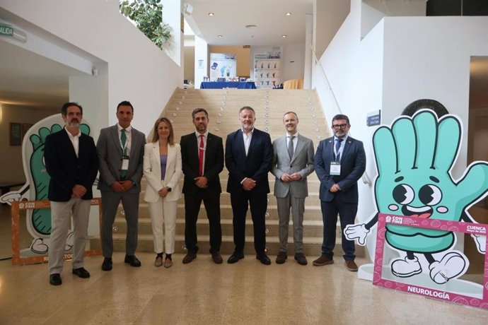 Foto de familia del II Congreso Internacional de Fisioterapia celebrado en Cuenca.