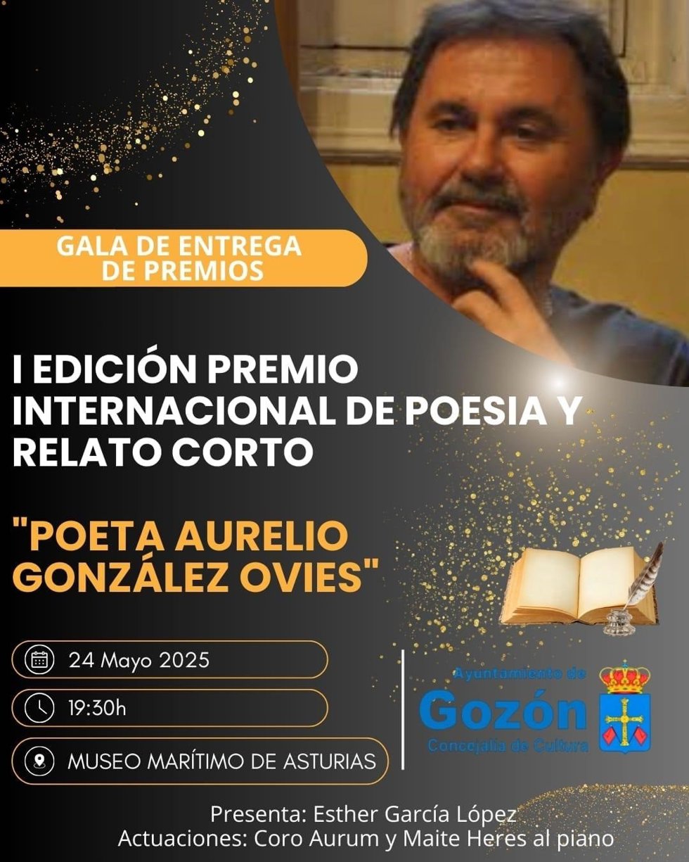 Cartel de la entrega de premios.