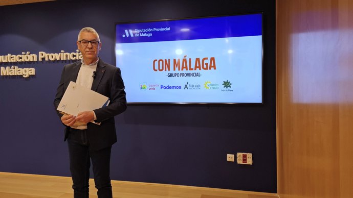 Juan Márquez, diputado provincial de Con Málaga en la Diputación de Málaga.