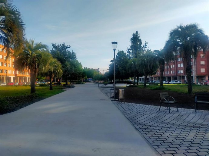 Plaza de La Habana, en Gijón.