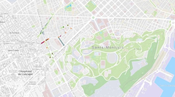 Zonas de afectación de las obras.