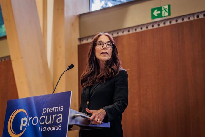 La guardonada del Premi Procura Anual 2025, Iolanda Aguilar