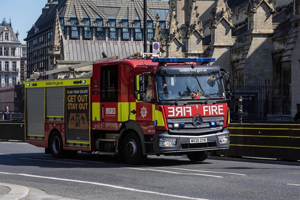 Imagen de archivo de la Brigada de Bomberos de Londres 