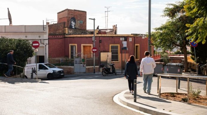 Calle Pere Llobet, en Gràcia