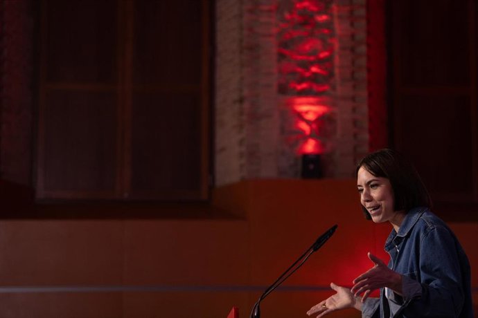 Diana Morant en el congreso del PSPV