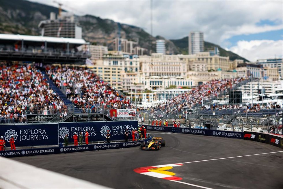 Lando Norris en Mónaco