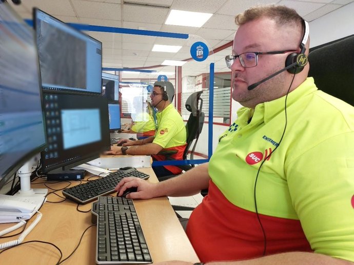 Sala operativa del 112 Canarias