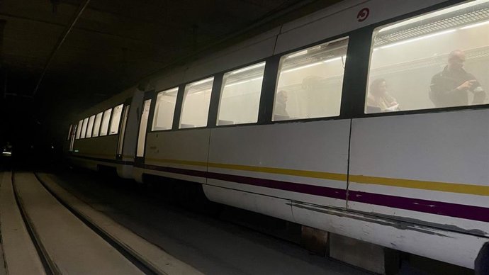Archivo - Vía del tren.