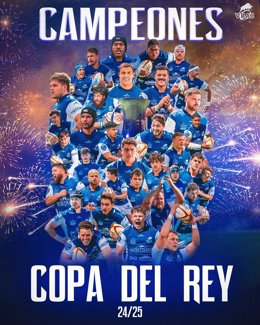 El VRAC domina Zorrilla y levanta su séptima Copa del Rey de Rugby