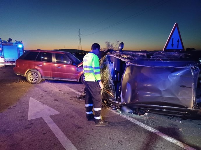 O estado dos dois carros de passageiros