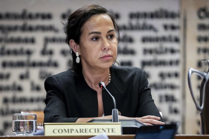 Archivo - La expresidenta de Adif y exsecretaria de Estado de Transportes, Movilidad y Agenda Urbana, Isabel Pardo de Vera, comparece ante la Comisión de Investigación sobre el ‘caso Koldo’, en el Senado, a 31 de mayo de 2024, en Madrid (España). 