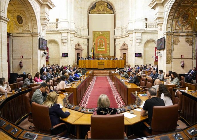 Reunión del Pleno del Parlamento de Andalucía. (Foto de archivo).