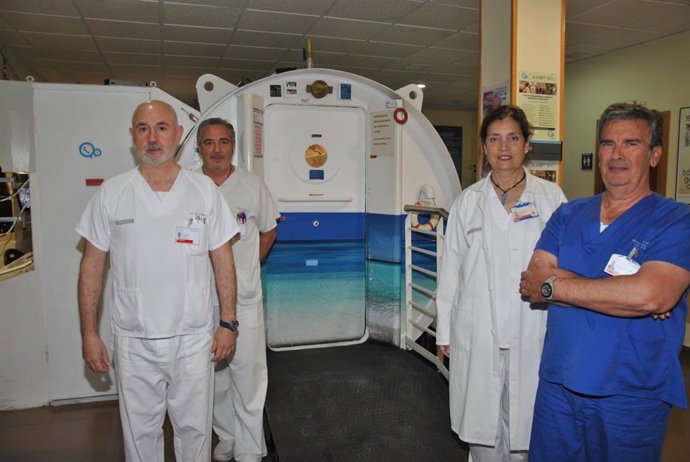 Sanidad designa a la Unidad de Terapia Hiperbárica del Hospital General de Castellón como referencia para la Comunitat