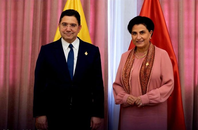 Naser Burita y Gabriela Sommerfeld