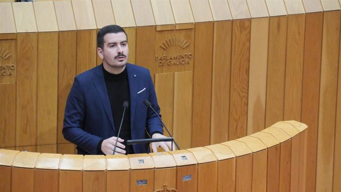 El diputado del BNG en el Parlamento de Galicia Daniel Castro