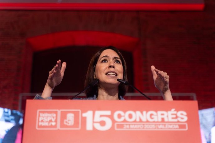 Diana Morant en el congreso del PSPV