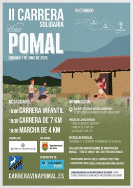 II Carrera Solidaria Viña Pomal, el 1 de junio