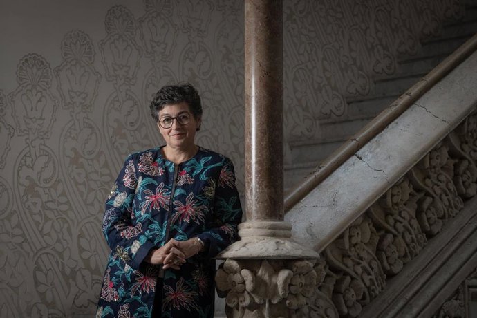 Archivo - La exministra de Asuntos Exteriores y actual decana de la Escuela de Asuntos Internacionales de Paris SciencePo (Psia), Arancha González Laya, en una entrevista de Europa Press