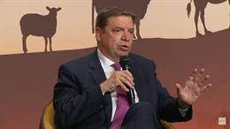 El ministro Luis Planas durante su participación en la Asamblea General de la OMSA.