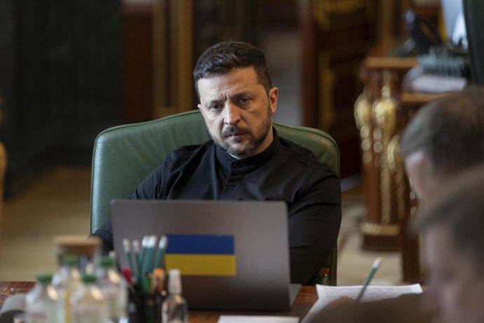 El presidente de Ucrania, Volodimir Zelenskyi
