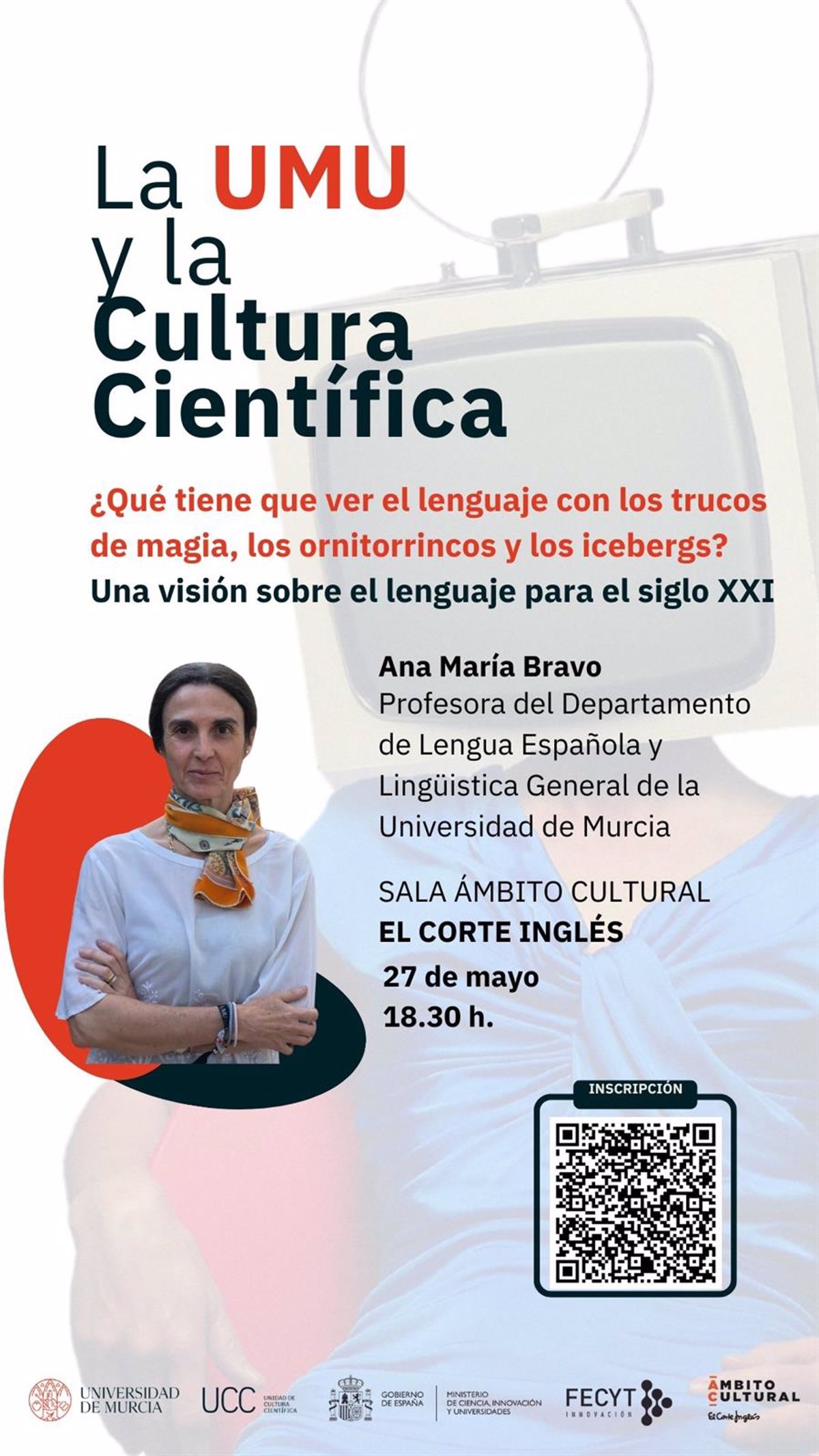 UMU desvela en una charla  qué tiene que ver el lenguaje con los trucos de magia, los ornitorrincos y los icebergs 